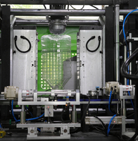 Machine de soufflage par étirage entièrement automatique et écologique, contrôlée par PLC, à 1 cavité, avec pompe à roulement pour fût d'eau en plastique PET de 20 L