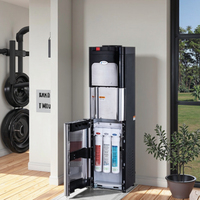 Distributeur d'eau chaude et froide électrique avec boîtier en acier inoxydable, chargement par le bas, pour usage domestique et hôtelier