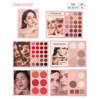 Palette de fards à paupières style livre, collection mate et scintillante, blush tout-en-un, 8+ couleurs, palette de maquillage, palettes de sombras