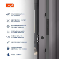 Serrure Intelligente Extérieure Étanche Vertexis Premium pour Porte et Portail, Compatible Tuya WiFi, Clavier Numérique Ultra-Mince en Alliage d'Aluminium, Cloud