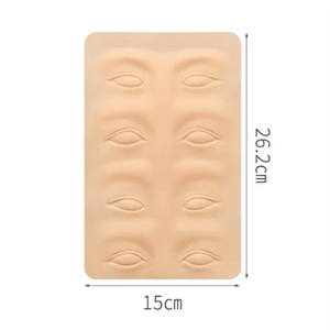 Venta caliente 3D ceja delineador de ojos tatuaje silicona práctica piel látex maquillaje permanente piel Microblading Kit de práctica - Product Image 4