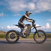 Moto électrique tout-terrain à couple élevé 72V 40Ah, moteur central 4000W 10000W, puissance de crête 11340W, vitesse 90km/h