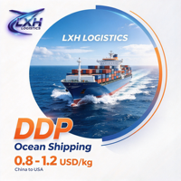 Layanan Kargo Laut LXH DDP dari China ke AS, Pengiriman ke Alamat FBA & Hunian