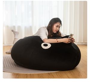 Meilleures ventes : Housse en tissu pour pouf <span class=keywords><strong>de</strong></span> relaxation, <span class=keywords><strong>chaise</strong></span> tatami, fauteuil minimaliste, pour intérieur, tendance créative - Product Image 4