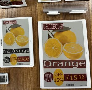 Étiquette de rayon électronique Odm Oem 10,2 pouces 4 couleurs E Ink, affichage E-Ink Epaper, Ble 5.0, étiquette de prix électronique, vente au détail numérique - Product Image 1