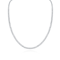 Collier en argent sterling 925, chaîne serpent, style luxueux unisexe, pendentif en zircon avec placage, cadeau d'anniversaire tendance, bijoux pour homme
