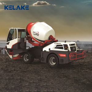 Camion malaxeur à béton auto-alimenté KELAKE blanc, conception 2x3, rayon de braquage court - Product Image 6