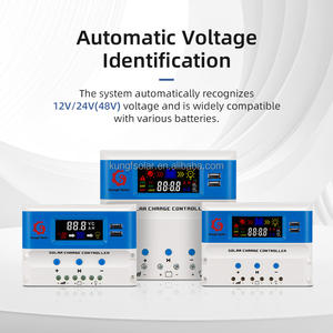 30A/40A 12V/24V 자동 전환 PWM 태양광 충전 컨트롤러 LCD 디스플레이 포함 - Product Image 2