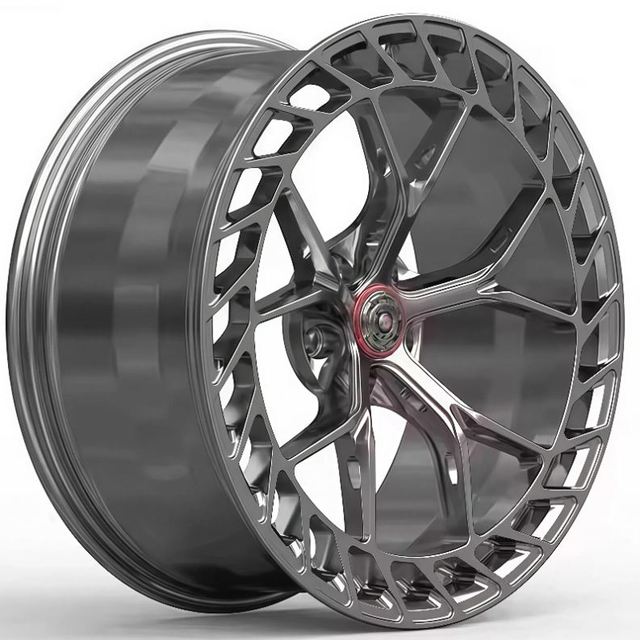 New High Performance 1-Piece Black Forged Sporty Wheels 16-24 Inch Polished Finish with 40-120 mm PCD