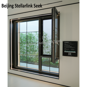 <span class=keywords><strong>Ventanas</strong></span> de Aluminio Revestidas de Madera de Estilo Alemán, Ahorro de Energía, Triple Acristalamiento, Ventana Compuesta de Madera y Aluminio para Renovación de Villas de Lujo - Product Image 2