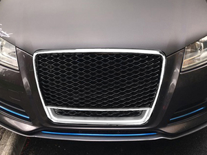 New High Quality PNB Brand ABS Aftermarket Bumper Grille Audi <b>A3</b> 8P.5 2008-2012 | RS3 Style Chrome Black Lower <b>Frame</b> | 3-Month - Product Image 6