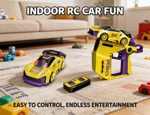 Voiture RC de combat infrarouge 2,4 GHz avec mécanisme de retournement, lumières LED, effets sonores, 3 options de couleur, jouet interactif télécommandé - Product Image 6