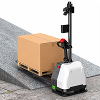 Chariot élévateur AGV sans conducteur 1,5T 1500kg avec laser SLAM, transpalette autonome, véhicule à guidage automatique pour la logistique d'usine