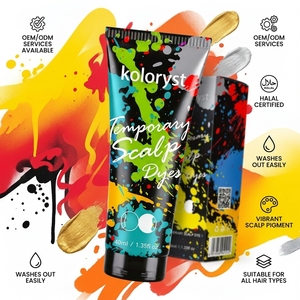 Kit de coloration capillaire professionnel à l'huile d'argan biologique, crème au henné importée pour hommes et femmes - Product Image 1
