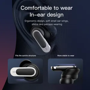 TWS-Kopfhörer Hifi-Stereo-und wasserdichte In-Ear-Kopfhörer mit LED-Display und Touchscreen-Lade koffer für Gaming-Sportarten