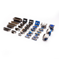 Conector D-sub de 9, 15, 25, 26, 37, 44, 50, 62, 78 pines con terminal PCB, macho y hembra, DB9, DB15, DB25, DB37, DB50, DB62, DB78, D-sub