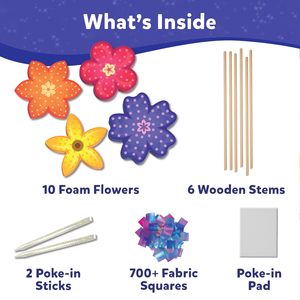 Kit d'art Poke pour enfants, kit d'artisanat DIY, kit de pressage de fleurs Poke Fun Art Candyland pour adolescents et enfants débutants - Product Image 6