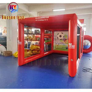 Usine vente rouge gonflable Football <span class=keywords><strong>but</strong></span> Football porte Football tirer jeux <span class=keywords><strong>cible</strong></span> jeux <span class=keywords><strong>de</strong></span> Sport <span class=keywords><strong>de</strong></span> plein air 4.75*3*2.5M - Product Image 5