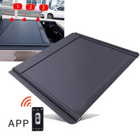 Couverture de benne rétractable antivol en aluminium électrique, étanche, pour camionnette tout-terrain