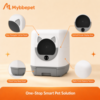 Hippo Smart Cat Litter Box MAX CH-ICB019max01, litière automatique autonettoyante pour chat, contrôle par application, réservoir de 9L, espace de 80L