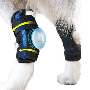 Amazon sıcak satış silikon kılçık-çelik köpek bacak parantez destek köpek dizlik köpek yaralanması için rehabilitasyon
