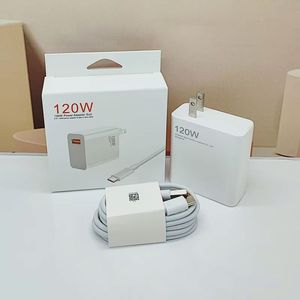 Gold Label 120w Charger Sets EU US Adapter With 6A Type <b>C</b> Data Cable Super Fast Charger Phone Adapters for Xiaomi - Product Image 5