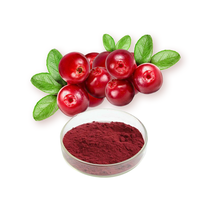 Natuurlijk Cranberry Extract Fruitpoeder Voedingsmiddelkwaliteit Trommelverpakking Gecertificeerd Halal CAS-nummer 84082-34-8