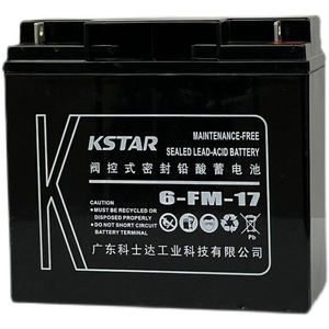 Batterie au plomb scellée Kstar 12V 17Ah 6-FM-17 pour communication, ascenseur, alarme incendie - Product Image 2