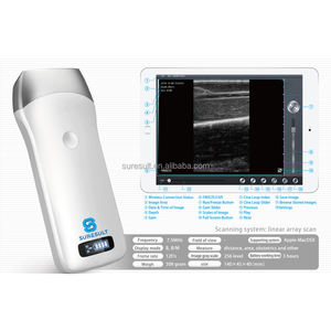 Mesin USG Doppler Warna Portabel Nirkabel Konted C10RL USB WIFI dengan <span class=keywords><strong>Probe</strong></span> Convex Linear <span class=keywords><strong>Cardiac</strong></span> - Product Image 5