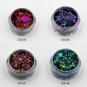 Top bán <span class=keywords><strong>cos</strong></span> loạt mỹ phẩm Eyeshadow trang điểm Tắc Kè Hoa sắc tố bóng mắt khô Flakes Duochrome Eyeshadow Flake - Product Image 4