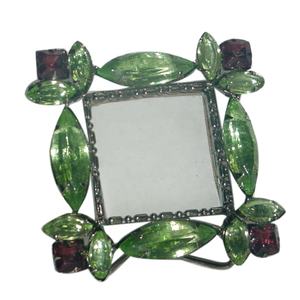 Zinc Alloy Rhinestones Inlaid <b>Picture</b> <b>Frame</b> for Bedroom Wall Table Photo Holder square Hot Selling Standard Size - Product Image 1