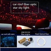 Moteur d'éclairage à fibre optique 10W cylindrique à changement de couleur RGB pour éclairage de toit de voiture et éclairage à fibre optique domestique