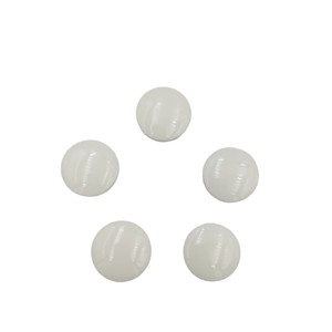Germanium Stone Mattress <b>Cushions</b> <b>Round</b> 25x7.5mm Heated Home Use Solid White Ceramic Energy Stones for Sauna - Product Image 4