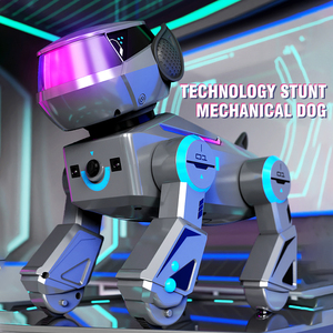 Chien robot RC intelligent avec technologie Bluetooth, lumières cool, musique, danse, cascades, cadeau interactif pour enfants, chien RC acrobatique - Product Image 6