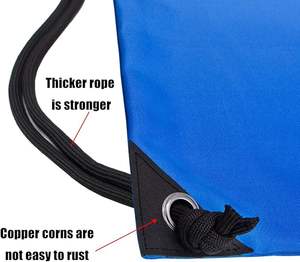 Sac à dos à cordon personnalisé avec logo, sac de sport, sac de gym, sac à cordon décontracté pour l'extérieur - Product Image 6