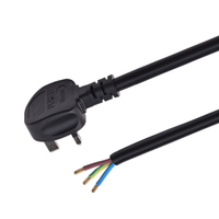 1m UK EU US Cordon d'alimentation Câble de charge PS4 High Power 3P Plug pour PS2 PS3 Slim Fat Câble de charge Cordon d'alimentation