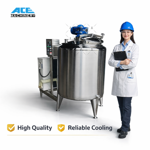 High Performance Double-Jacketed <b>Dairy</b> <b>Processing</b> <b>Machine</b> With Chiller Aseptic Milk Silo Cooling Tank Motor As Core Component - Product Image 3