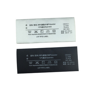 Polyester-Nylon-Band Satin-Kleidungsetikett UHF-RFID-Pflegeetikett - Product Image 5
