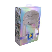 Caja de embalaje de cartón blanco personalizada Cajas de papel de laminación mate para productos electrónicos Auriculares Cable DE DATOS USB Accesorios