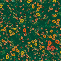 Impresión digital personalizada imitado koshibo brillante flor primavera otoño tela para cheongsam señora ropa bufanda