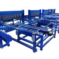 Machine de soudage de treillis métallique à roulement à billes à commande PLC entièrement automatique, à entraînement moteur, haute précision, cage en acier