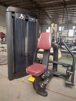 Máquina de remo sentado ajustable de acero de grado comercial 2026, equipo completo de gimnasio para entrenamiento de músculo dorsal.