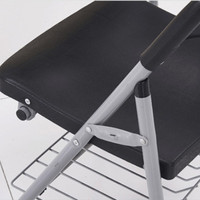 Mobilier de bureau pour l'école Chaises et tables pour enfants personnalisées bleues pour salle de classe d'étudiant Chaise d'étude simple pliante en acier