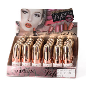 Lápiz labial mate y lápiz labial a prueba de manchas de larga duración para mujer rojo rubí oscuro desnudo Beige Rosa malva lápiz labial impermeable - Product Image 2