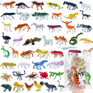Barato 8 unids/set plástico Mini juguete zoológico Animal figura de acción juguetes educativos PVC sólido dinosaurio granja mar Animal salvaje conjunto - Product Image 2