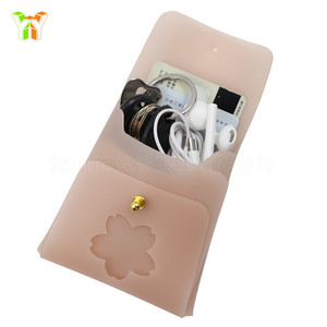 In stock, transparent TPU jelly bag, <b>cute</b> Japanese style, trendy wallet and key pouch, small square bag. - Product Image 3
