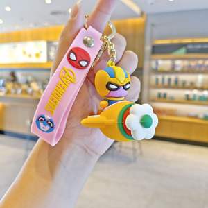 Llavero Colgante de Avión <span class=keywords><strong>Marvel</strong></span> de Dibujos Animados Creativos Vengadores Hombre Araña Iron Man <span class=keywords><strong>Pantera</strong></span> <span class=keywords><strong>Negra</strong></span> - Product Image 5