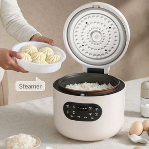 Cuisinière à riz électrique 3L, automatique, intelligente, multifonctionnelle, mini-cuiseur électrique avec cuiseur vapeur, antiadhésif, multifonction - Product Image 4