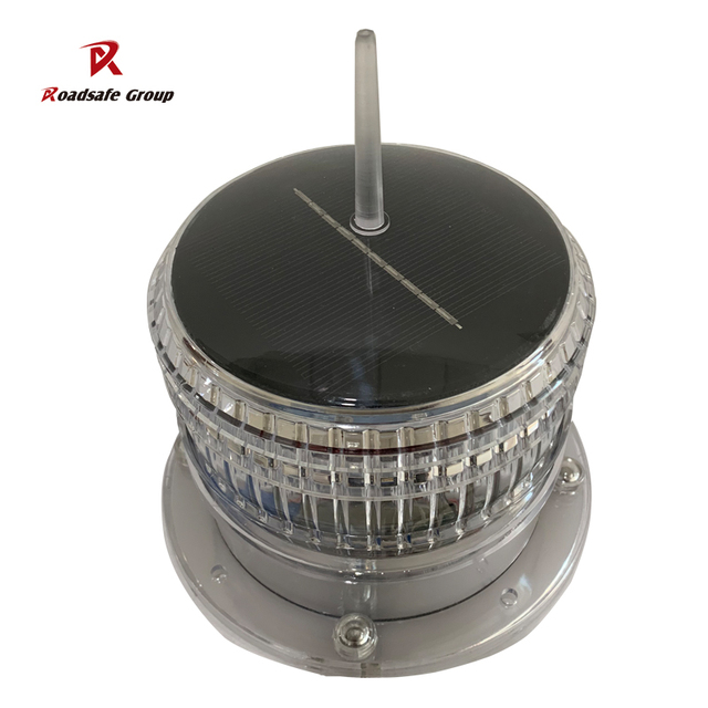 LED Flashing Marine Light Solar NavigatioN Warning Light Marina Solar Beacon