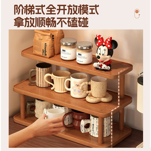Desktop Multi Tiered Storage Shelf Rectangle Standing Type Minimalist Office Organizer For Stationery Kitchenware Personal Care - Product Image 3